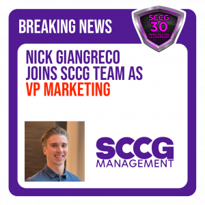 SCCG Management Announces Appointment of Nick Giangreco as VP of Marketing