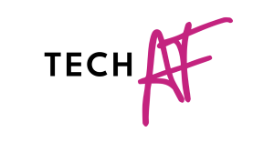 Tech AF Logo, Tech AF stands for Tech All Founders 