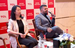 Sunny Yang, General Manager of TCL MEA & Mohammed Minhajuddin, Senior Marketing Manager of TCL MEA