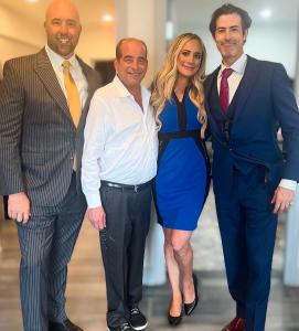 Erica Rose and Charles Sanders with Andrew Cobos and emmy award winning journalist Wayne Dolcefino