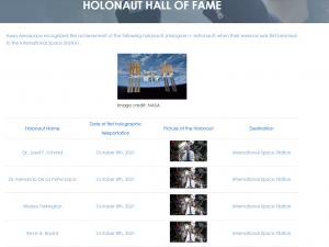 Holonaut Hall of Fame Induction