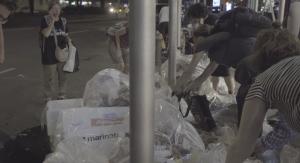 Scene from Trash Day