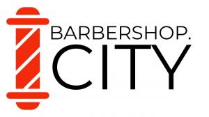 barbershop city logo