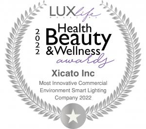 Most Innovative Commercial Environment Smart Lighting Company in 2022 by LUXLife Magazine
