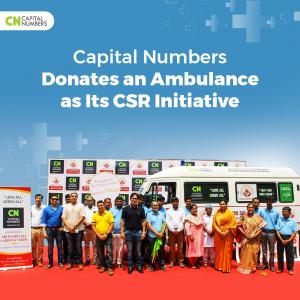 Capital Numbers donates an ambulance