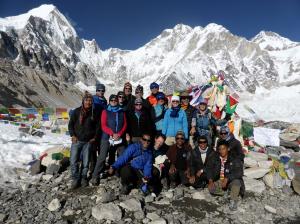 Active Adventures guests on Everest Base Camp trip