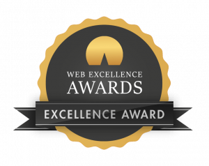 Image of the Web Excellence Award certification in Gold