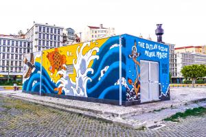 Effe’s mural can be found in Lisbon, Portugal and is called “Unseen Ocean.”
