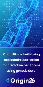 Origin26 is a trailblazing blockchain application for predictive healthcare using genetic data.