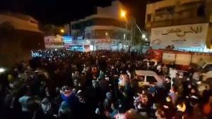 Activists in the cities of Abadan, Shadegan, and Izeh in Khuzestan province, Bushehr in Hormozgan province, Tehran, Zavareh in Isfahan province, and Kazerun in Fars province reported people taking to the streets in solidarity with the people of Abadan.