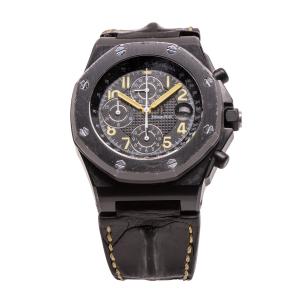 Audemars Piguet Royal Oak Offshore “End of Days” special edition wristwatch with date, chronograph and tachymeter (est. CA$45,000-$50,000).