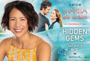 Actress Marita de Lara appears in Hallmark Channel movie 'HIDDEN GEMS' premiering June 4, 2022