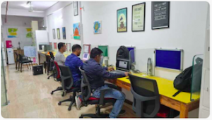The Agile Soft Systems Nagpur team at work.