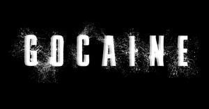 GoCaine logo written in powder font invoking cocaine imagery along with the Japanese word Go which is the word for the ancient game of surrounding stones.