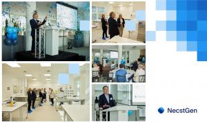 Henri Lenferink Mayor of Leiden opening NecstGen, center for the manufacturing and development of Cell and Gene Therapies