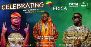 Sarkodie, Master KG and Diamond Platnumz Concert In London 27th of August, 2022