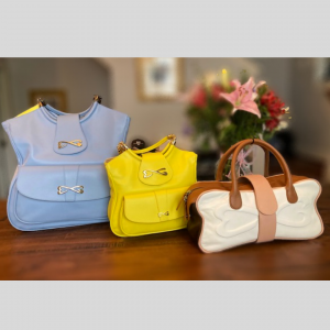 The three handbags of the Etta Grove first collection