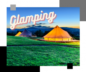 What is hotel style glamping