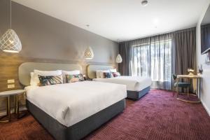 Upscale twin studio room type at The Sands by Nightcap Plus