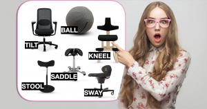 The office chair quiz by Phil Zen offers a short list of 2022  bestsellers to help you choose what fits you best. Varier Kneeling chair, Capisco or Salli saddle chair, Move stool, venn design air ball chair corechair