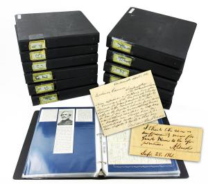 One of two extensive, historically significant archives containing all of Ezra J. Warner’s Civil War generals (this one for the Union, est. $175,000-$200,000, the other for the Confederacy, est. $300,000-$350,000).