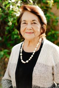 Dolores Huerta is a civil rights activist and community organizer. She has worked for labor rights and social justice for over 50 years. In 1962, she and Cesar Chavez founded the United Farm Workers union.