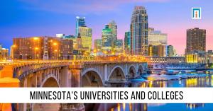 Minneapolis, Minnesota, skyline, colleges, image