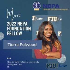 graphic with photo of Fellow Tierra Fulwood graphic with photo of Fellow Tierra Fulwood