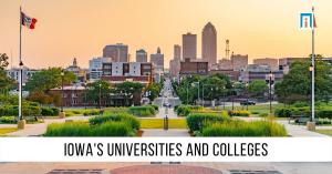 Des Moines, Iowa, skyline, colleges, images