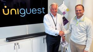 Stein Surlien, CEO Otrum meets Matt Goche, COO and President of Uniguest