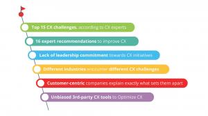 List of Challenges of CX professionals