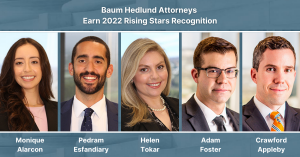 Baum Hedlund Rising Stars Recognition