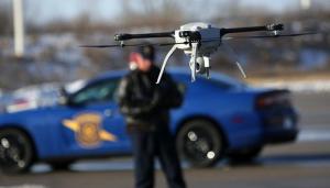 Security guard with drone