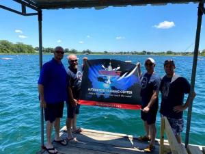 Veterans and instructor doing SCUBA training in Texas