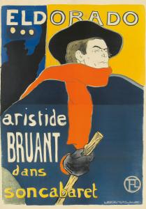 Henri de Toulouse-Lautrec, Eldorado / Aristide Bruant, 1894 (est: $80,000-$100,000).