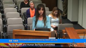 Marilyn Rodriguez, ACLU Of Arizona testifies on SB1469