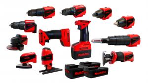 The new KwikPro system is shown including KwikPro Motor Handles and KwikPro Tool Attachments