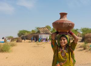 Solar-powered water pumps provided by Human Appeal in the Tharparkar region of Pakistan