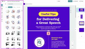 new piktochart editor, visual communication tool