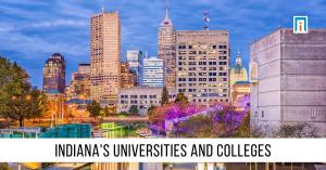 Indianapolis, Indiana, skyline, colleges, image