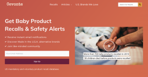 A New Platform That Allows Parents to Easily Find Recalled Baby Products and Locate Safer Alternatives