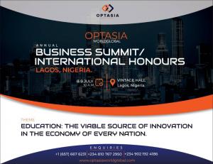 Optasia World Global, American Management University to co-host business summit on education in Lagos