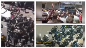 In Tehran, despite the heavy presence of security forces, there were protest rallies in five different locations, and protesters chanted slogans against the destructive policies of the Raisi government.