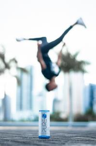PURE Energy Drink in Action at a freestyle event