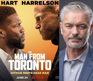 Alejandro De Hoyos (Free Dead Or Alive, Trigger Warning) stars with Woody Harrelson and Kevin Hart in The Man From Toronto, premiering on Netflix on June 24th.