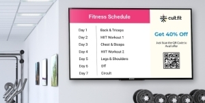 Gym Digital Signage