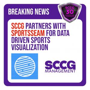 SCCG, SportsSeam Partnership Announcement Image