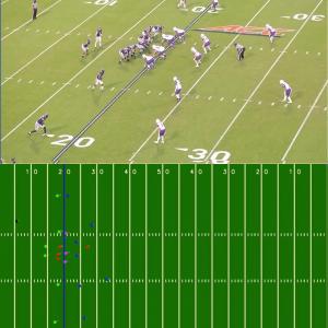 Live AI Driven Visualization of Streamed Sports