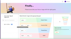 Glance SaaS Goal Mapping Process