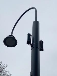 Detail of Street Solutions 4G and 5G macro antennae